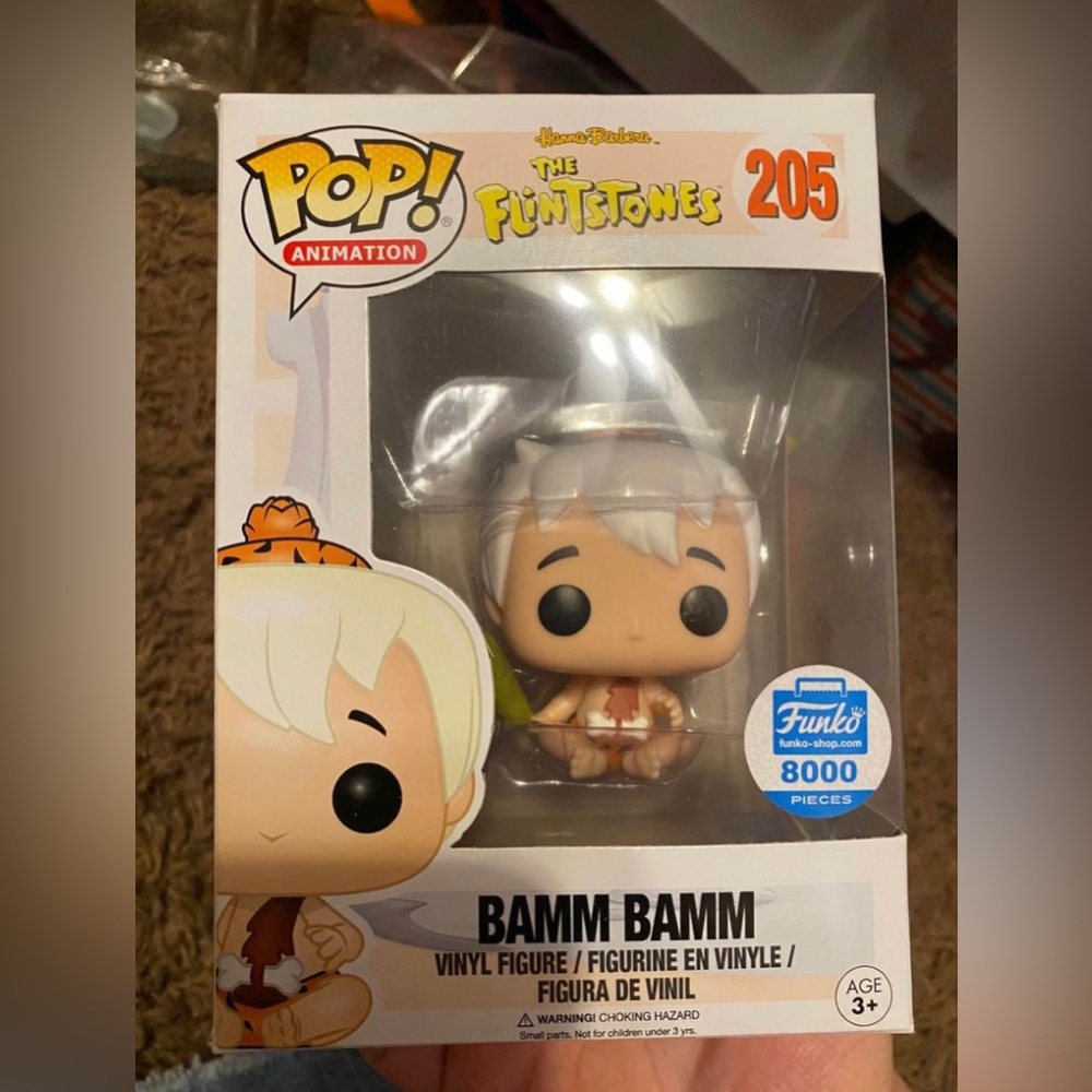 Bamm Bamm the flintstones funko pop exclusive limited edition